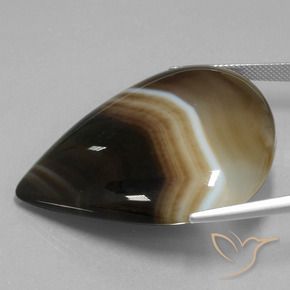 Diaspro Multicolore naturale da 76.12 ct, Forma a pera, Traslucido