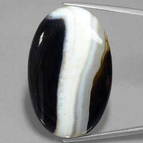 Diaspro naturale multicolore da 57,18 ct, taglio ovale, opaco