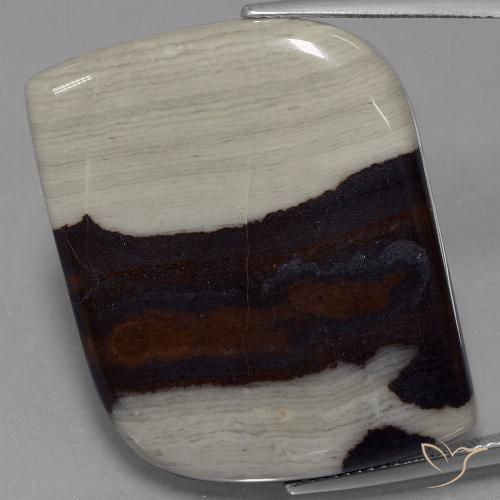 45.11ct Naturale Multicolore Diaspro, Taglio a fantasia, Opaco