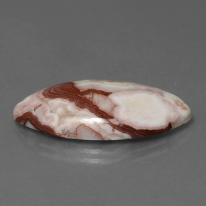 Diaspro naturale multicolore da 10,95 ct, marchesa, opaco