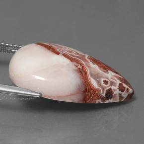 Diaspro Multicolore naturale da 15.54 ct, Forma a pera, Opaco