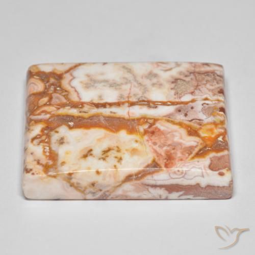 Diaspro Multicolore naturale da 66.88 ct, Taglio a baguette, Opaco