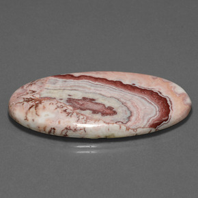 Diaspro Multicolore naturale da 55.89 ct, Taglio ovale, Opaco