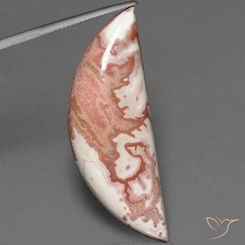 31.35ct Naturale Multicolore Diaspro, Taglio a fantasia, Opaco