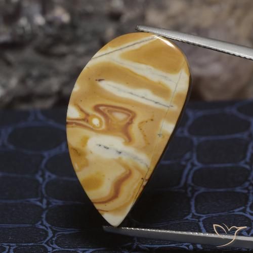 23.21ct Naturale Multicolore Diaspro, Taglio a fantasia, Opaco