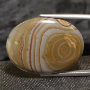 Diaspro Multicolore naturale da 23.47 ct, Taglio ovale, Opaco