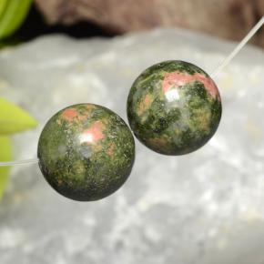Diaspro naturale multicolore da 33,98 ct, sfera / palla, opaco