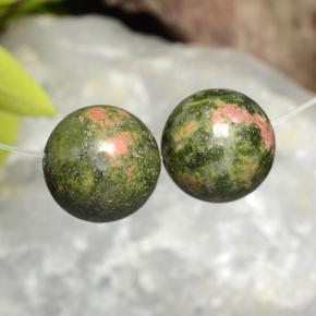 Diaspro naturale multicolore da 33,98 ct, sfera / palla, opaco