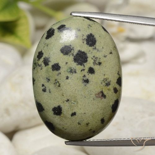 28.20ct Naturale Multicolore Diaspro, Ovale, Opaco