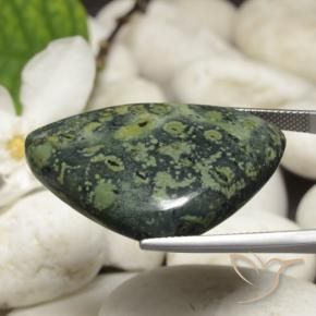 Diaspro Multicolore naturale da 44.66 ct, Taglio trillion, Opaco