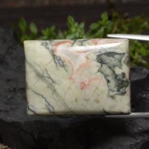 Diaspro Multicolore naturale da 59.34 ct, Taglio a baguette, Opaco