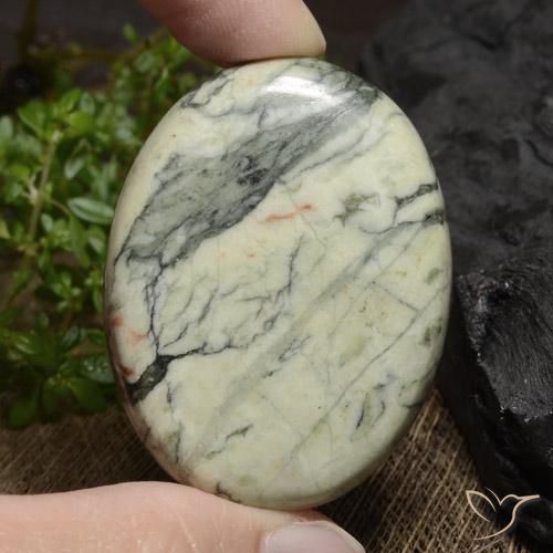 84.82ct Naturale Multicolore Diaspro, Ovale, Opaco