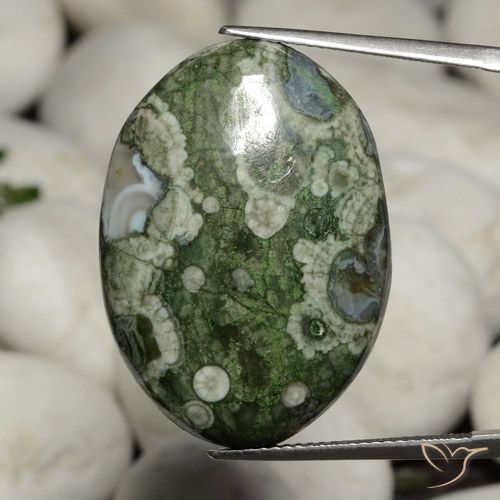26.41ct Naturale Multicolore Diaspro, Ovale, Opaco