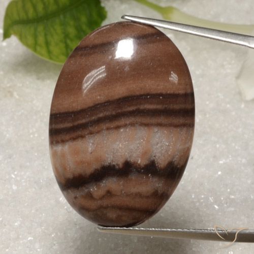 23.78ct Naturale Multicolore Diaspro, Ovale, Opaco
