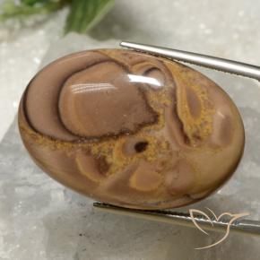 Diaspro Multicolore naturale da 33.76 ct, Ovale, Opaco