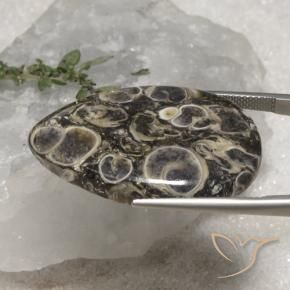 Diaspro Multicolore naturale da 35.12 ct, Forma a pera, Opaco