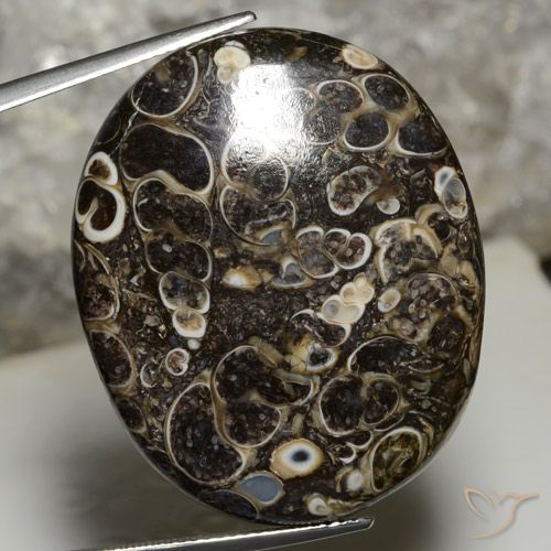 Diaspro Multicolore naturale da 44.14 ct, Ovale, Opaco