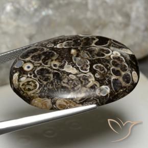Diaspro Multicolore naturale da 44.14 ct, Ovale, Opaco