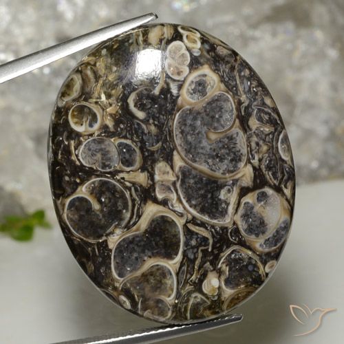 37.90ct Naturale Multicolore Diaspro, Ovale, Opaco