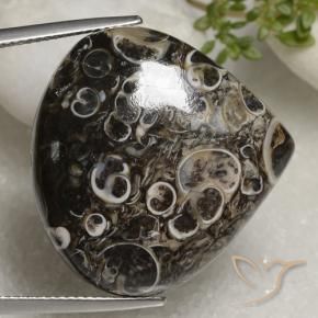 Diaspro Multicolore naturale da 35.93 ct, Forma a pera, Opaco