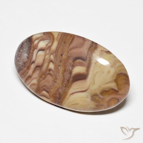 Diaspro Multicolore naturale da 20.07 ct, Ovale, Opaco