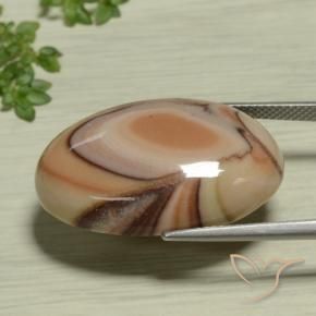 Diaspro Multicolore naturale da 25.95 ct, Ovale, Opaco
