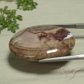 Diaspro Multicolore naturale da 26.89 ct, Ovale, Opaco