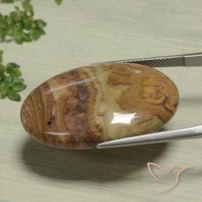 Diaspro Multicolore naturale da 25.93 ct, Ovale, Opaco