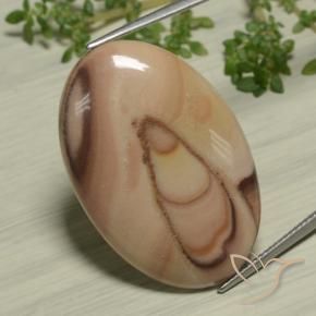 Diaspro Multicolore naturale da 23.72 ct, Ovale, Opaco