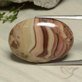 Diaspro Multicolore naturale da 24.13 ct, Ovale, Opaco