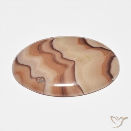 Diaspro Multicolore naturale da 21.72 ct, Ovale, Opaco