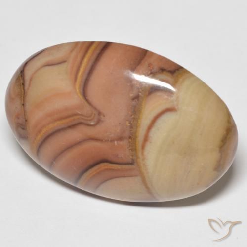Diaspro Multicolore naturale da 23.68 ct, Ovale, Opaco
