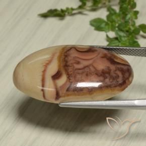 Diaspro Multicolore naturale da 24.59 ct, Ovale, Opaco