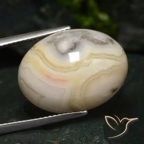 Diaspro Multicolore naturale da 16.46 ct, Ovale, Opaco