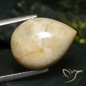 Diaspro Multicolore naturale da 8.73 ct, Forma a pera, Opaco