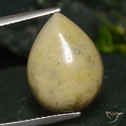 8.67ct Naturale Multicolore Diaspro, Forma a pera, Opaco