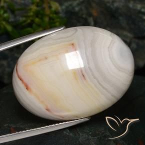 Diaspro Multicolore naturale da 43.88 ct, Ovale, Opaco