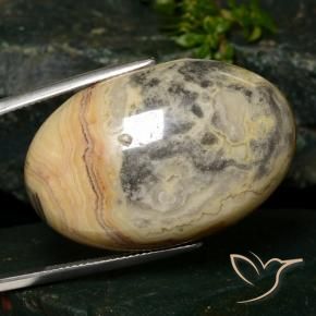 Diaspro Multicolore naturale da 60.46 ct, Ovale, Opaco