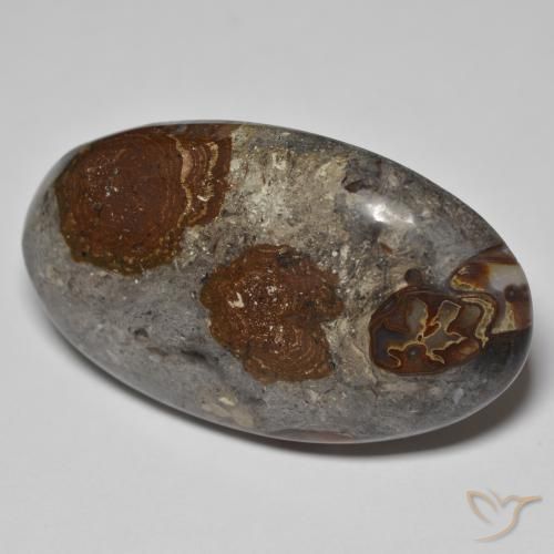 Diaspro Multicolore naturale da 46.26 ct, Ovale, Opaco