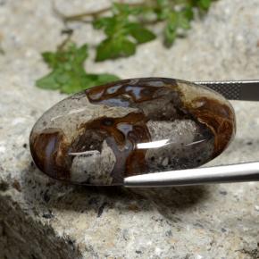 Diaspro Multicolore naturale da 39.19 ct, Taglio ovale, Opaco