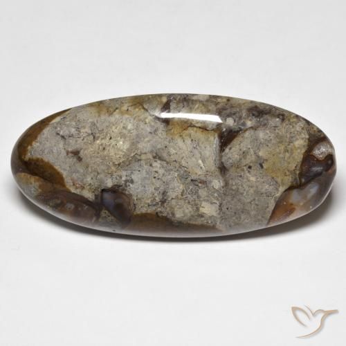 47.35ct Naturale Multicolore Diaspro, Ovale, Opaco