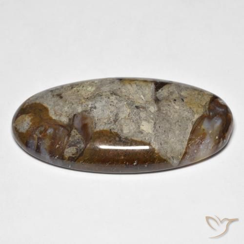 Diaspro Multicolore naturale da 47.35 ct, Ovale, Opaco