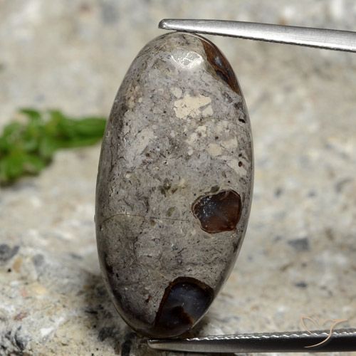 16.16ct Naturale Multicolore Diaspro, Ovale, Opaco
