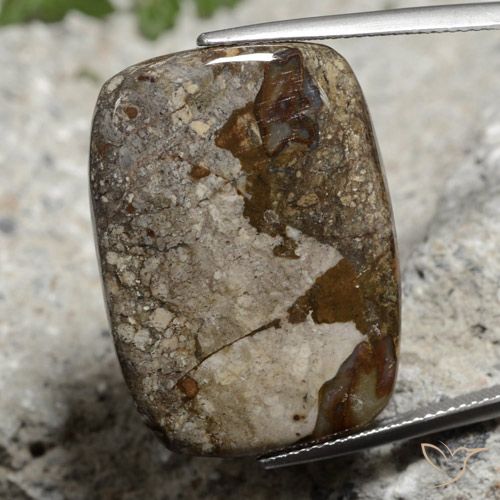 26.06ct Naturale Multicolore Diaspro, Cuscino, Opaco
