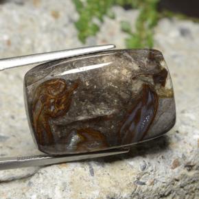 Diaspro Multicolore naturale da 25.44 ct, Taglio a cuscino, Opaco