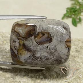 Diaspro Multicolore naturale da 31.55 ct, Cuscino, Opaco