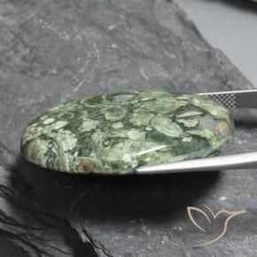 Diaspro Multicolore naturale da 38.32 ct, Ovale, Opaco