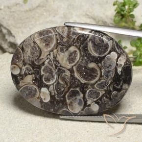 Diaspro Multicolore naturale da 36.83 ct, Ovale, Opaco