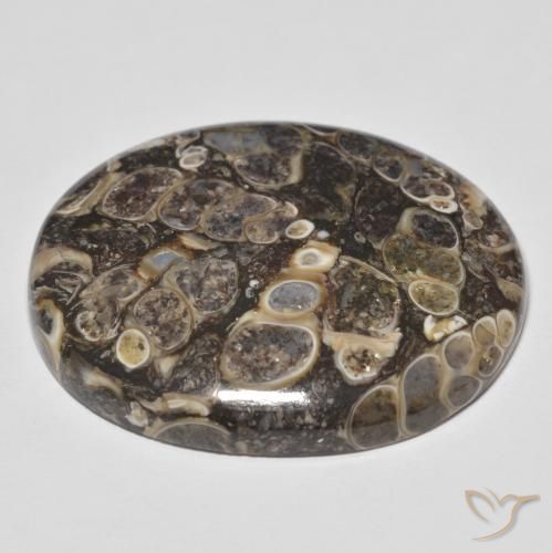 Diaspro Multicolore naturale da 52.92 ct, Ovale, Opaco