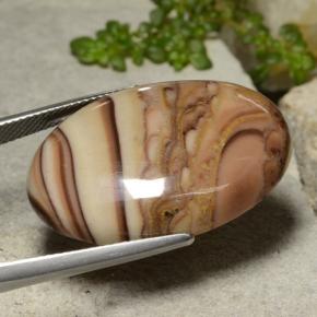 Diaspro Multicolore naturale da 26.59 ct, Taglio ovale, Opaco